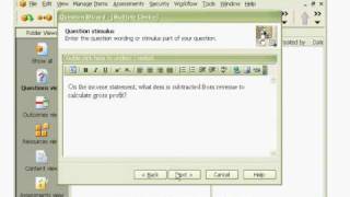 Creating and Managing Questions - Feature Tour