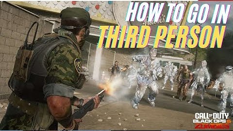 Call of Duty Black ops 6 Zombies  | How to Switch to Third Person View