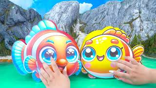 Toy asmr Baby Shark   Zuru Robo Fish   A Media