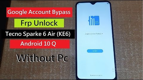 Tecno Spark 6 Air frp Bypass | KE6 google account Bypass | ANDROID 10 Q Without PC