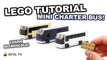 LEGO Mini Microscale Charter Bus [Tutorial!]
