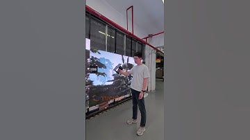 How to Install LED Modules with Confidence?Just like him!#ledmodule #leddisplay #ledscreen #yuchip