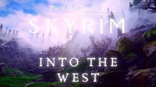Into The Western Reach - Walking Across All of Skyrim p.3 | Skyrim 4K Music & Ambience