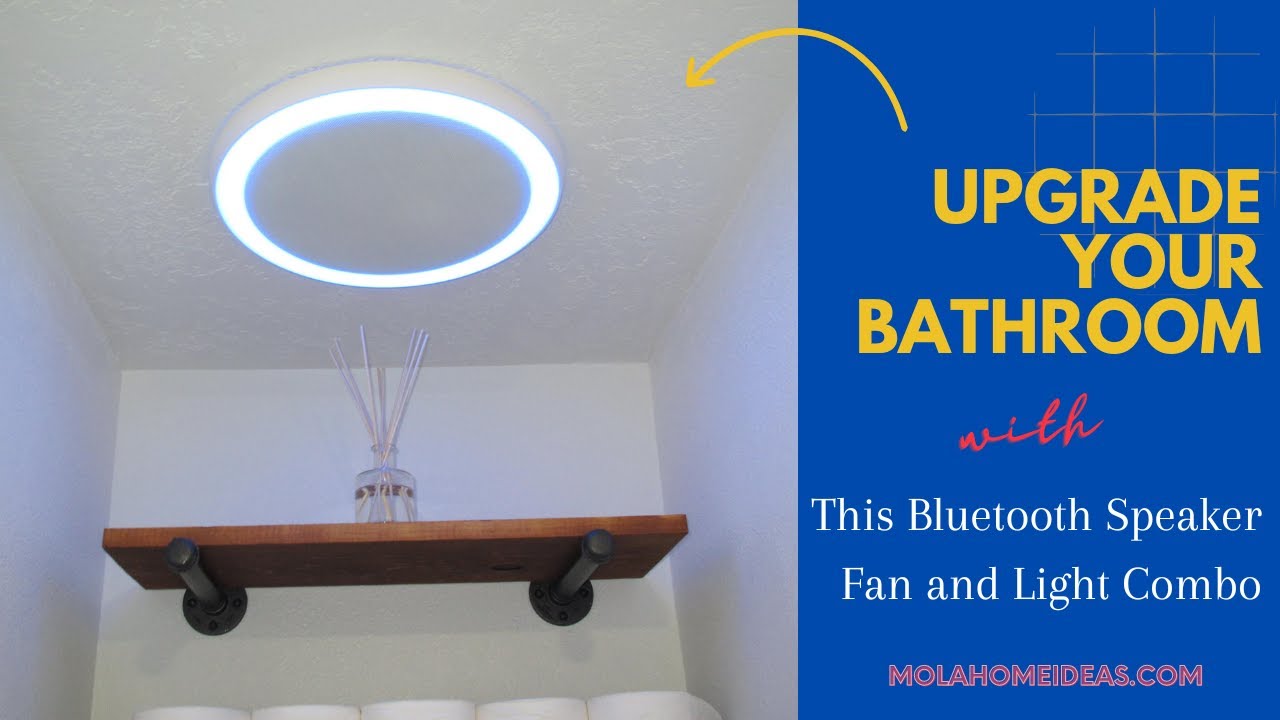 The Ultimate Bathroom Upgrade: Bluetooth Speaker Fan and Light Combo ...