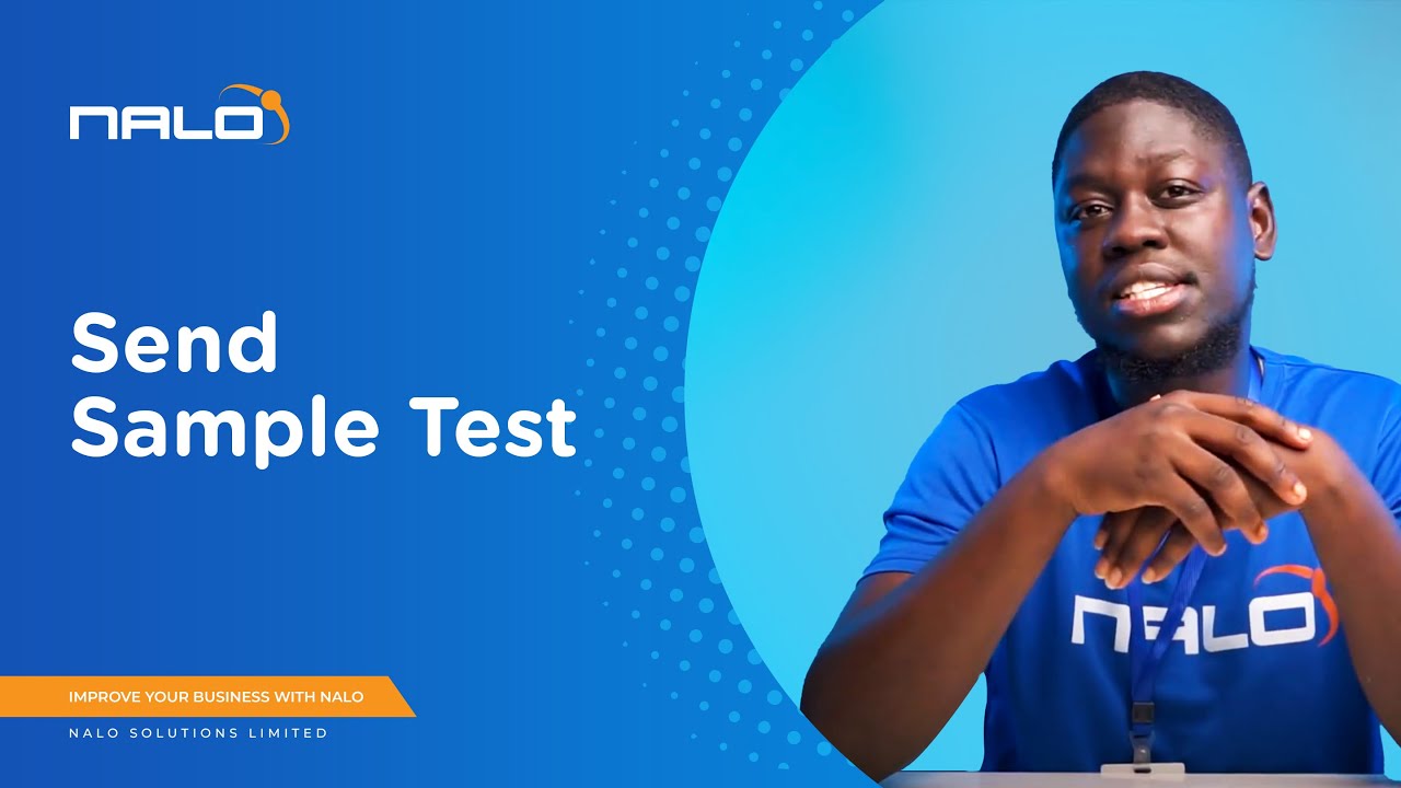 Sent Sample Test How to send a Sample SMS for Testing - YouTube