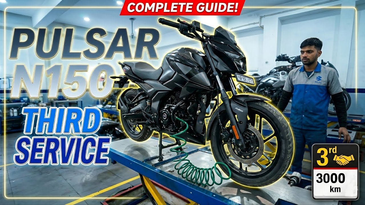 Bajaj Pulsar N150 3rd Major Service Done  | Full Detail Video | Problem Solved ?