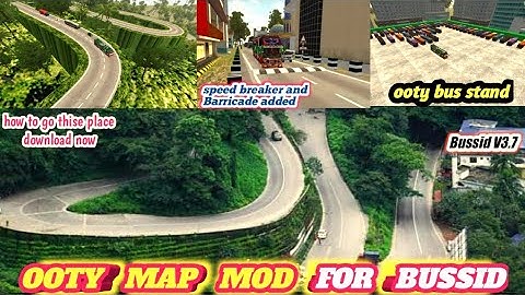 Ooty Map Mod Released For Bussid V3.7.1 | bussid ooty map road | bussid new map | Pak Zigar Gamer |