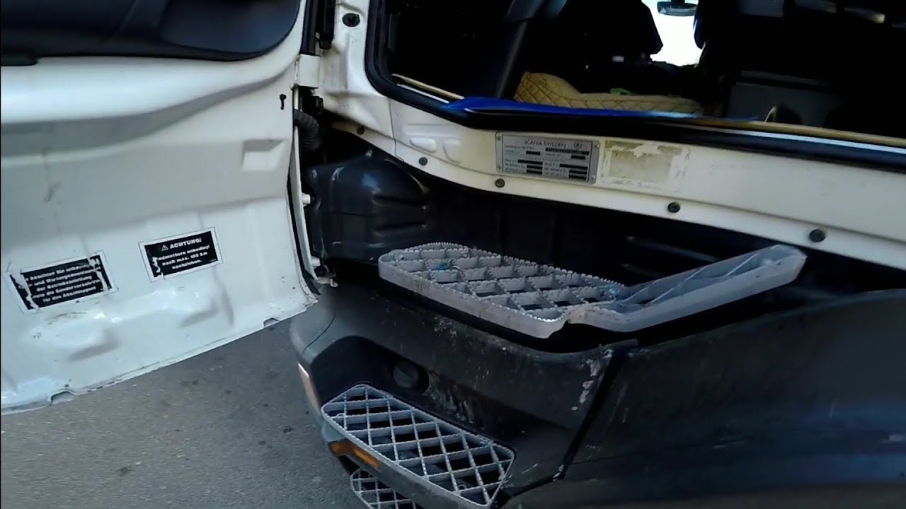 Как снять дверь скания - 96 фото