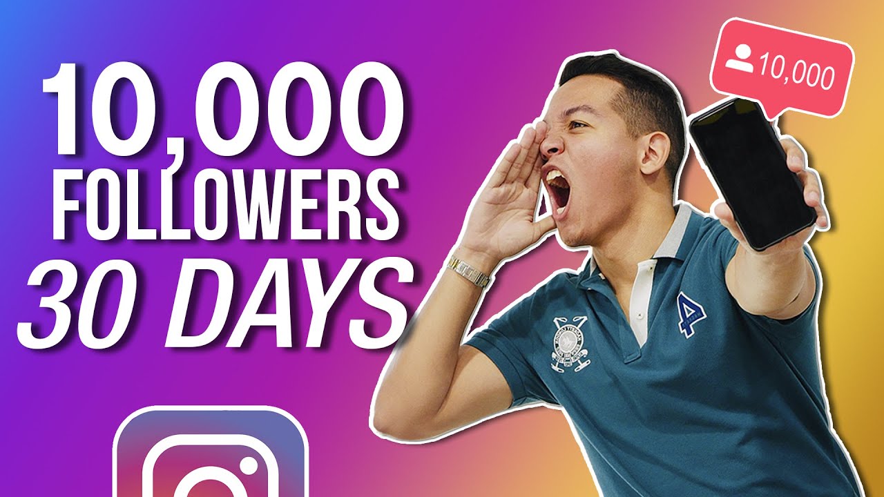 HOW TO GROW ON INSTAGRAM TO 10,000 FOLLOWERS In 30 DAYS (Beginner ...