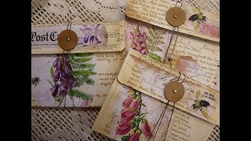 Junk Journal Book page Ephemera Book Ep.3, Happy Mail ideas DTP for ArtyMaze