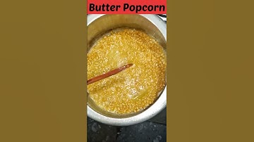 Butter Popcorn recipe 🍿😋 #foodie #shorts