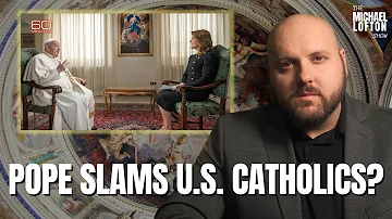 Pope Francis SLAMS Conservative Catholics in the United States?