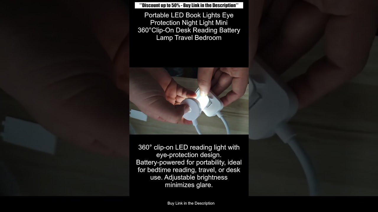 Portable LED Book Light