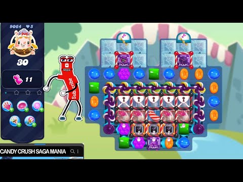 Candy Crush Saga Level 9064 NO BOOSTERS ✓🔄 NIGHTMARISHLY HARD