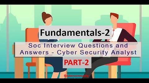 SOC (Cybersecurity) Analyst Interview Questions and Answers | SOC Interview Course | Part-2