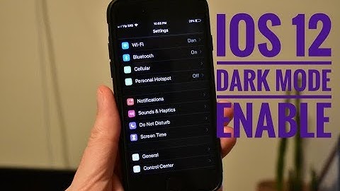 Enable dark theme at any ios 12.3.1 phone|| without jailbreak||simple trick||