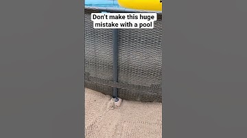 Don’t make this costly mistake when putting up a pool #shorts #short #pool