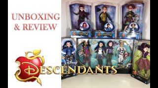 Mal, Evie, Carlos, and Jay Doll Pack, Unboxing 📦