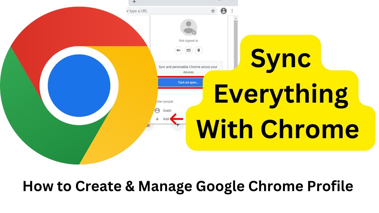 How do I sync everything with Google?