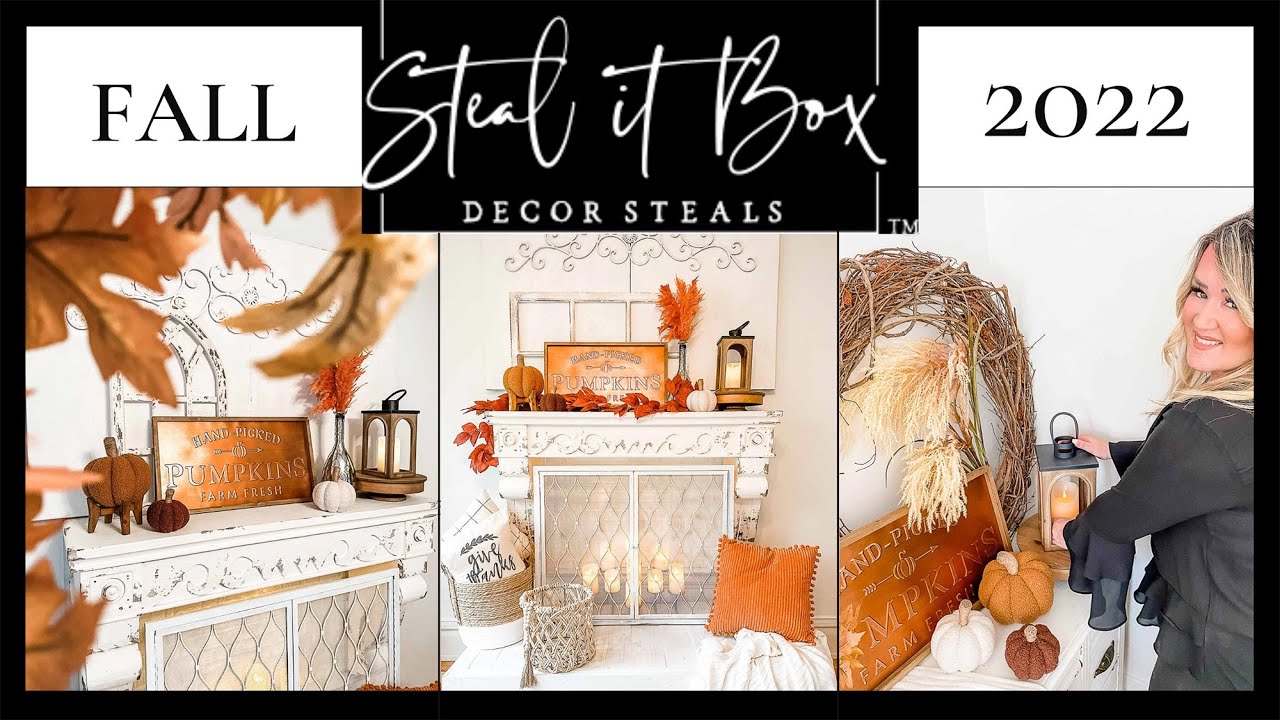 Steal it Box Fall 2022 from Decor Steals Unboxing!! YouTube
