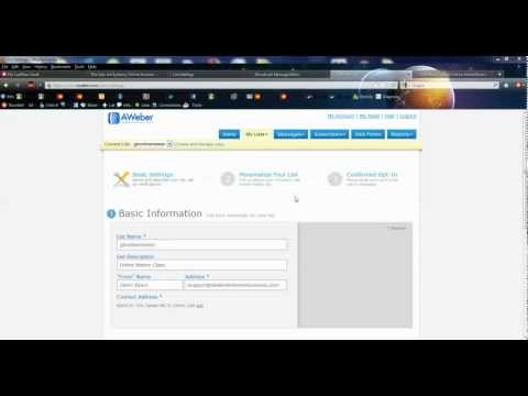 Learning Aweber |