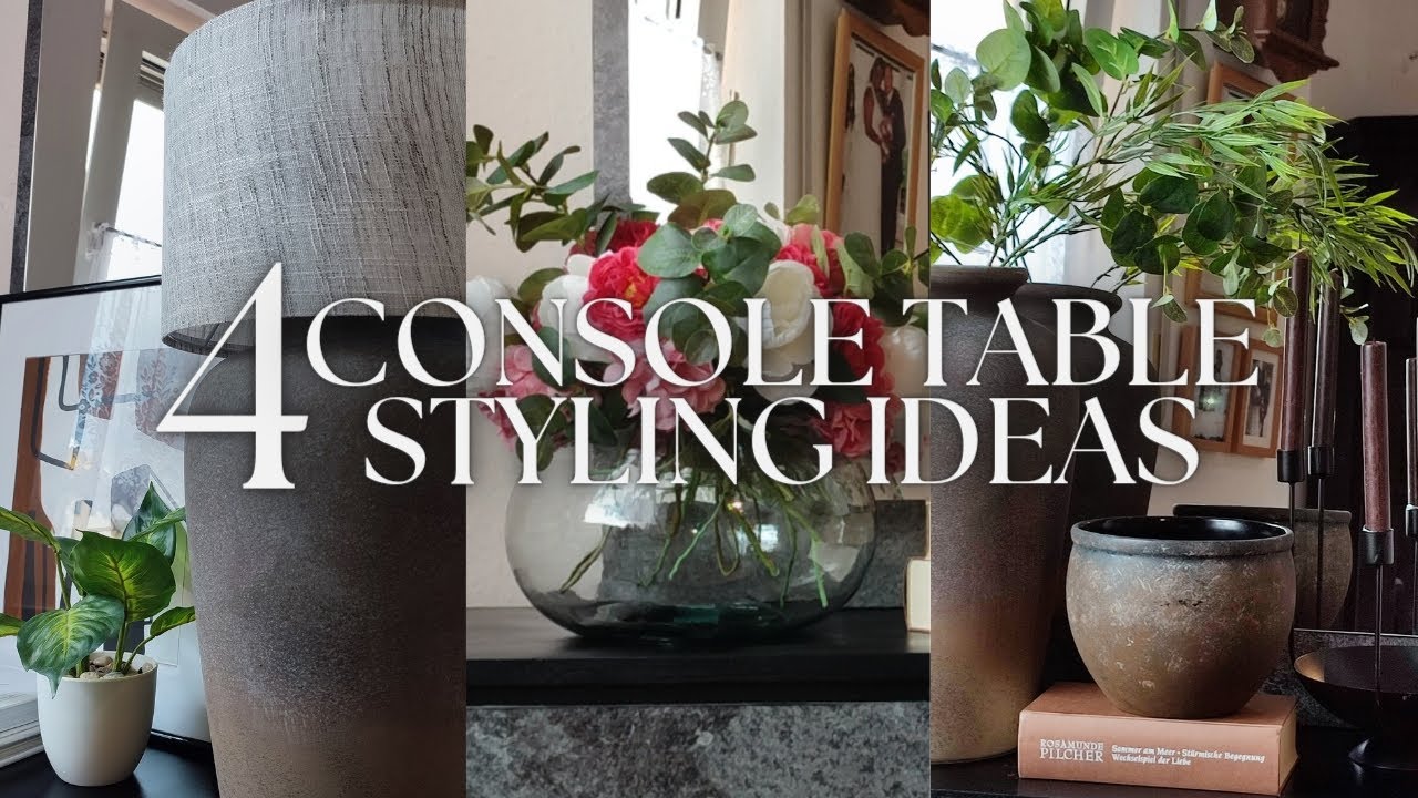 *NEW* DECORATING IDEAS FOR HOME CONSOLE TABLE DECOR IDEAS
