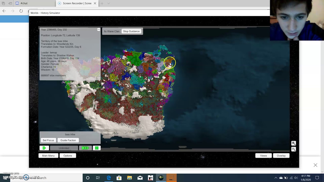 Worlds History Simulator #1