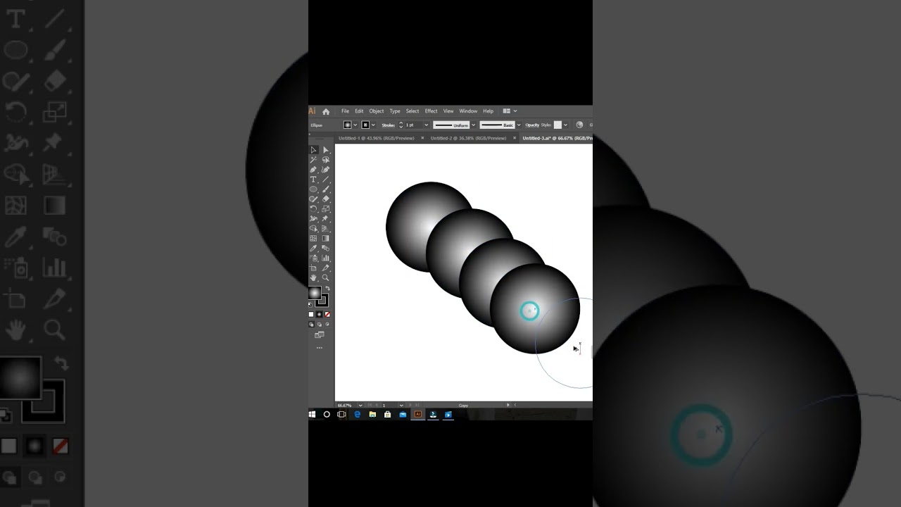 How to create 3d ball in adobe illustrator