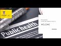 PHCM3001 - Ethics in Public Health | Welcome Video