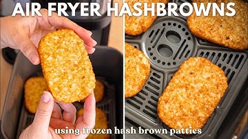 Air Fryer Frozen Hash Browns (Hash Brown Patties)