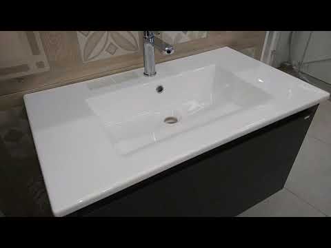 Devit 0021110A Laguna тумба 80 з раковиною антрацит 8411111 Laguna змішувач для раковини