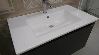 Devit 0021110A Laguna тумба 80 з раковиною антрацит 8411111 Laguna змішувач для раковини