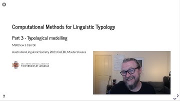 Computational Methods for Linguistic Typology - Module 3 - How can we automate our typologising?