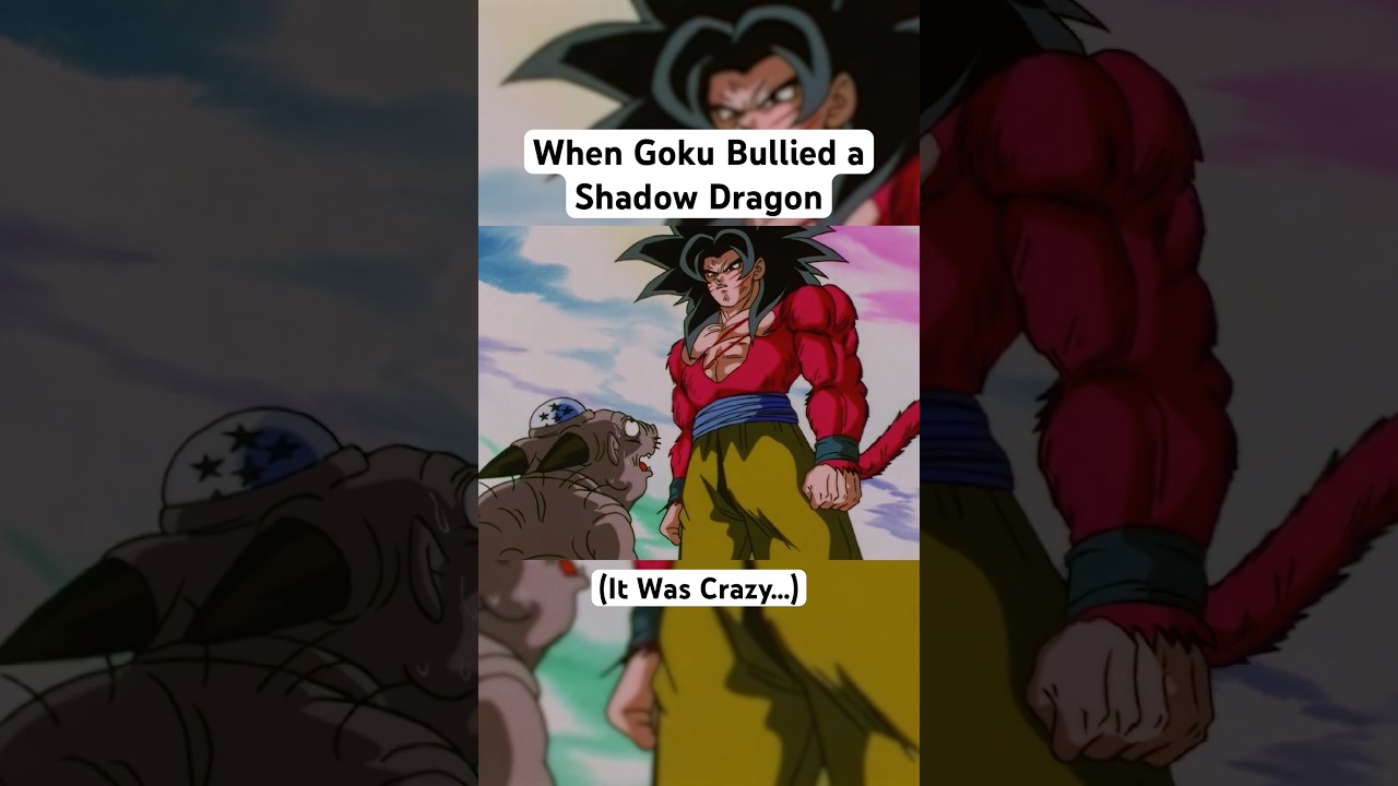 When Goku Bullied a Shadow Dragon #shorts #dragonball #goku