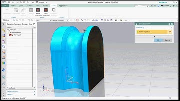 10 NX CAM   Variable Contour Operation Interpolate Tool Axis