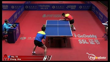 Zhang Jike vs Ma Te - Hongkong Open 2018