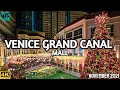 [4K] Venice Grand Canal Mall Taguig Christmas Walk 🎄 Manila 🇵🇭 - New Normal Walking Tour