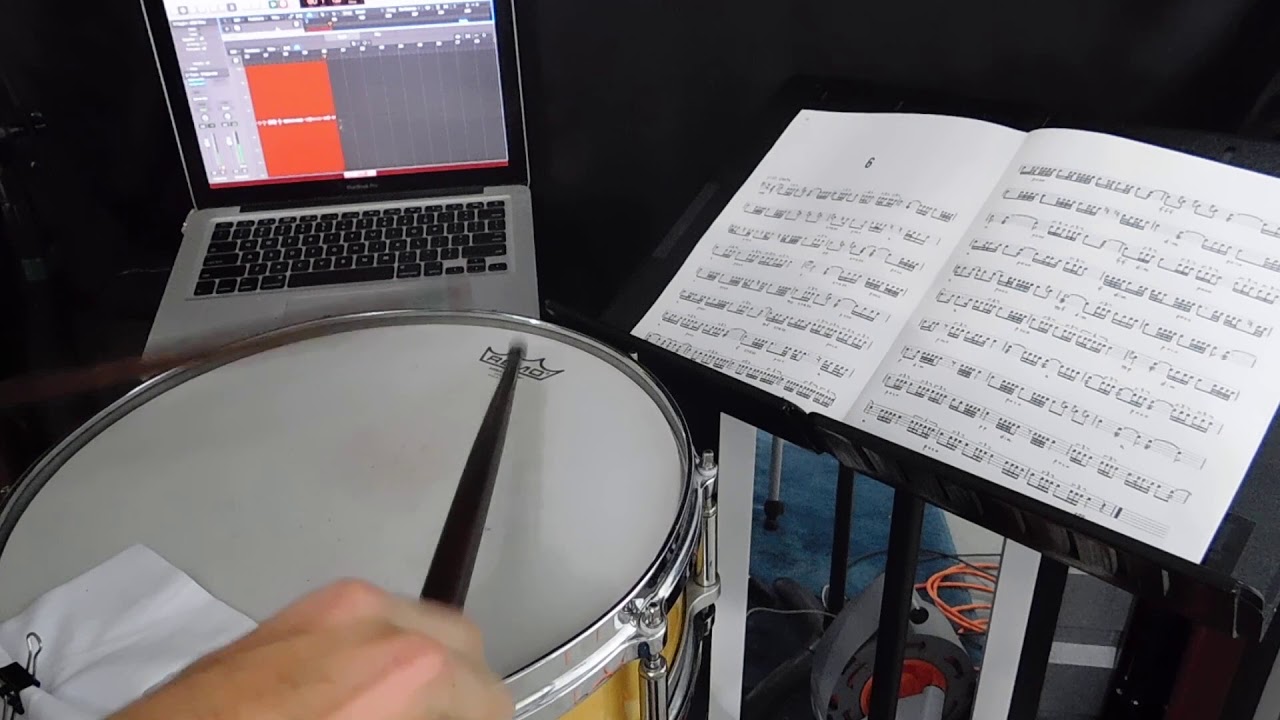 Advanced Snare Drum Studies Etude 6 63bpm Mitchell Peters YouTube