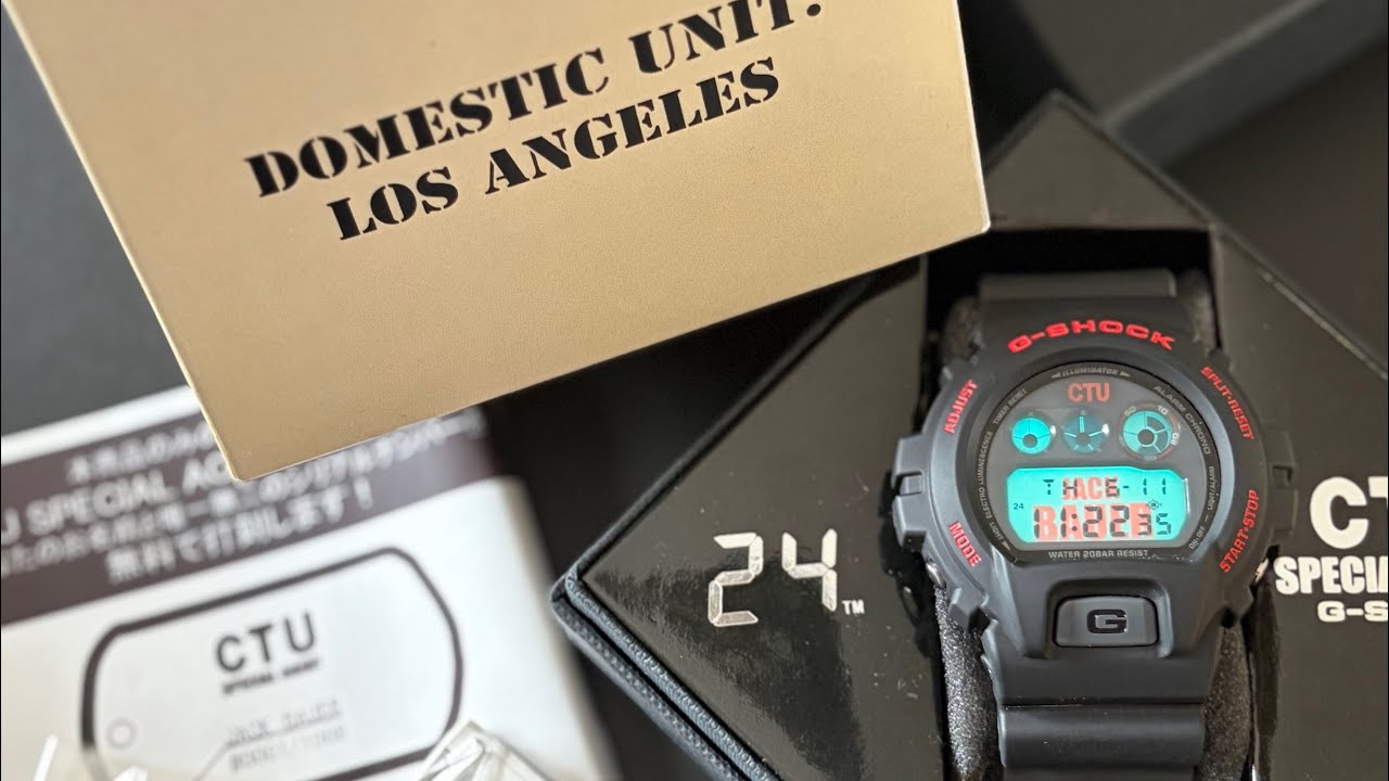 Unboxing the RAREST 24 TV Show G-Shock! | Casio DW-6900FS CTU 