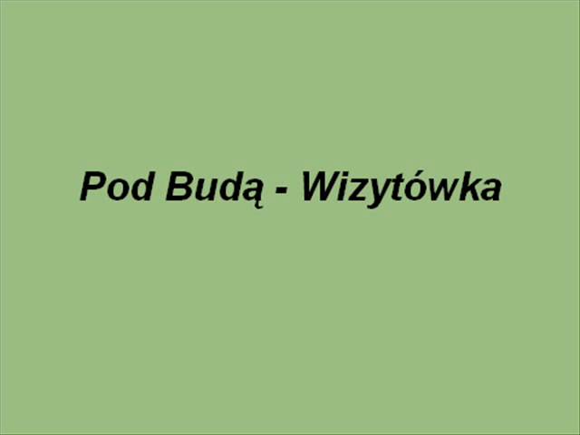 Pod Budą - Wizytówka