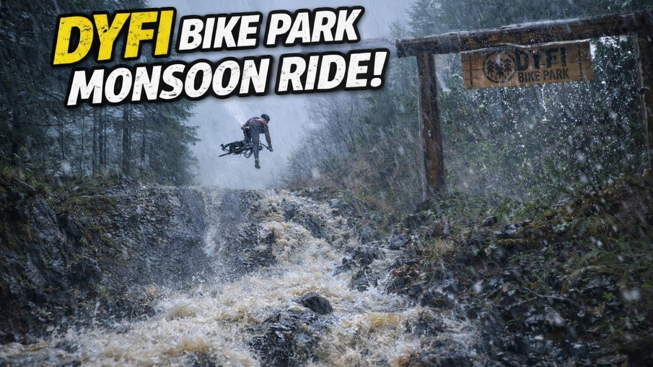 Насколько мокро — это слишком мокро? Велопрогулка вдоль реки в велопарке Дифи...