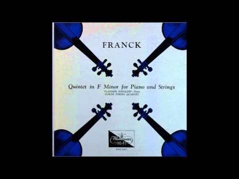 Franck, Piano Quintet in F, curtis quartet and Vladimir sokoloff, piano