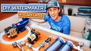 How to make Water on a Sailboat (and how to Build your own Watermaker)  4 years later review