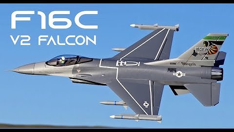 FMS 70mm F16C Fighting Falcon V2 Ducted Fan EDF JetRC Aircraft