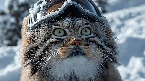 Watch the video about Pallas cat (a Manul) travels to the Arctics (Fictional Adventure video)