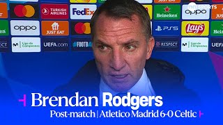 👀 Brendan Rodgers accuses VAR of being like a 'computer game' | Atlético Madrid 6-0 Celtic | #UCL