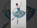 Creative dress for Ballerina - Art #creative #shorts #satisfying