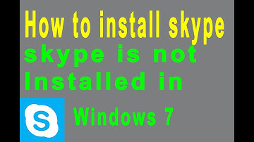 Solutions: Skype | Skype not installed Windows 7 [Cannot find or load Microsoft Installer!]