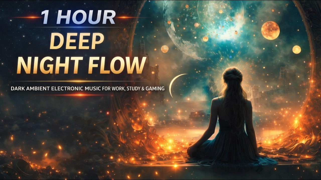1 Hour Deep Night Flow | Dark Ambient Electronic Music for Work, Study ...