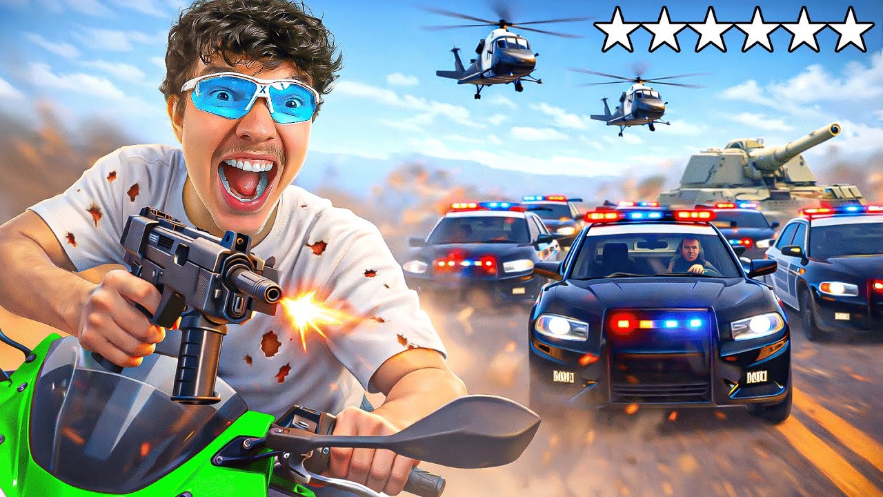 Je dois SURVIVRE aux 6 ÉTOILES de GTA... sinon PIMENT !